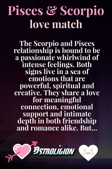 are pisces and scorpio a good match|pisces woman scorpio man compatibility.